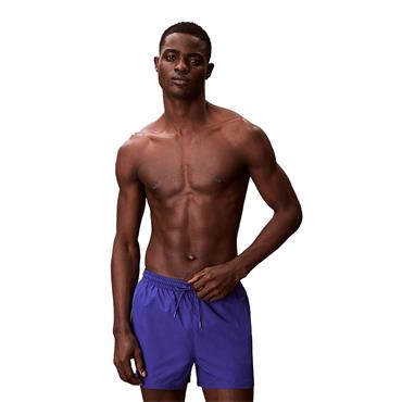 Calvin Klein Golf Gents CK Monogram Medium Drawstring Swim Shorts Blue River Fog