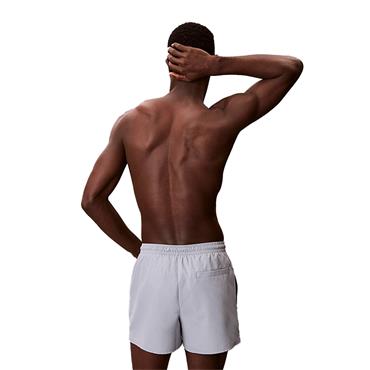 Calvin Klein Golf Gents CK Monogram Medium Drawstring Swim Shorts Misty Grey