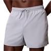 Calvin Klein Golf Gents CK Monogram Medium Drawstring Swim Shorts Misty Grey