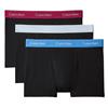 Calvin Klein Golf Gents Relaxed Trunks 3- Pack Icon Cotton Stretch Black - Poseidon Blue - Plein