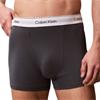 Calvin Klein Golf Gents Relaxed Fit Trunks 3-Pack Icon Cotton Stretch White - Blue Tulip - Turbulenc