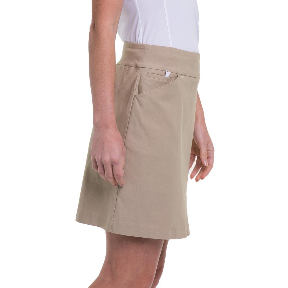 EPNY Ladies Compression Pull On Skort Khaki Golf Store