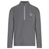 Original Penguin Gents ¼ Zip Technical Earl Pullover Quiet Grey Heather (086)