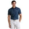 Original Penguin Gents All Over Lattice Cocktail Polo Shirt Black Iris (417)