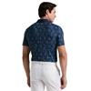 Original Penguin Gents All Over Lattice Cocktail Polo Shirt Black Iris (417)
