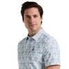 Original Penguin Gents All Over Lattice Cocktail Polo Shirt Bright White (118)