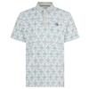 Original Penguin Gents All Over Lattice Cocktail Polo Shirt Bright White (118)