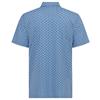 Original Penguin Gents All-Over Lifesaver Print Polo Shirt Quiet Harbour (453)