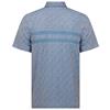 Original Penguin Gents Engineered Novelty Stripe Polo Shirt Quiet Harbour (453)