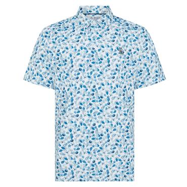 Original Penguin Gents Pete's Coconut Caddy Polo Shirt Bright White (118)