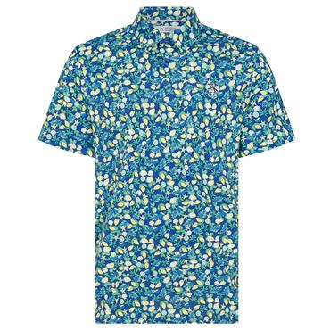 Original Penguin Gents Pete's Coconut Caddy Polo Shirt Galaxy Blue (401)