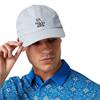 Original Penguin Gents All Over Cocktail Windowpane Printed Polo Shirt French Blue (478)