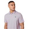 Original Penguin Gents Layered Umbrella Polo Shirt Murex Shell (680)