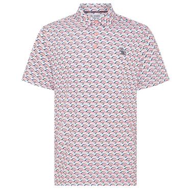 Original Penguin Gents Layered Umbrella Polo Shirt Murex Shell (680)