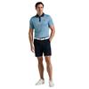 Original Penguin Gents Bohemian Jacquard Golf Polo Shirt Black Iris (417)