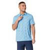 Original Penguin Gents All Over Pete'n Ocean Polo Shirt Blue Grotto (457)