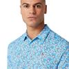 Original Penguin Gents All Over Pete'n Ocean Polo Shirt Blue Grotto (457)