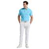 Original Penguin Gents Heritage Stripe Polo Shirt Blue Grotto (457)