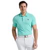 Original Penguin Gents Heritage Stripe Polo Shirt Pool Blue (445)