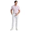 Original Penguin Gents Heritage Stripe Polo Strawberry Pink (689)