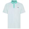 Original Penguin Gents Pete's Tee Time Polo Shirt Pool Blue (445)