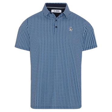 Original Penguin Gents Petes Bow Tie Polo Black - Iris 417