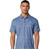 Original Penguin Gents Heritage Floral Polo Black - Iris 417
