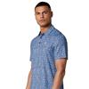 Original Penguin Gents Heritage Floral Polo Black - Iris 417