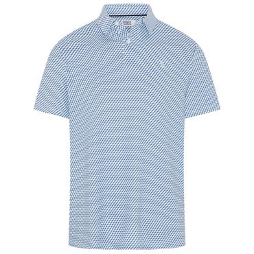 Original Penguin Gents Original Micro Geo Polo Lichen 331