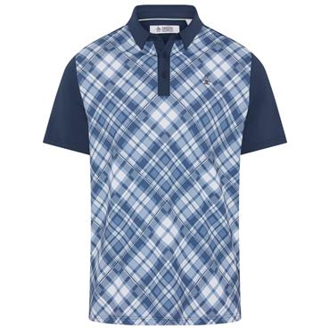 Original Penguin Gents Blocked Polo Black Iris 417
