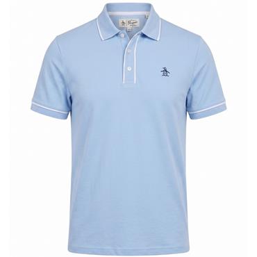 Original Penguin Gents Solid Polo Baby Blue Jay 978