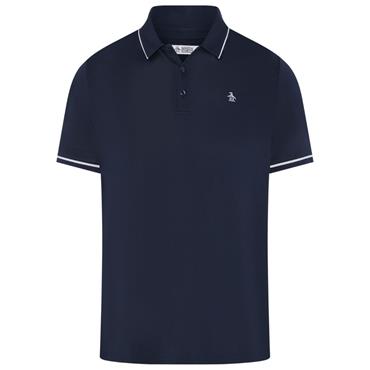 Original Penguin Gents Solid Polo Black Iris 417