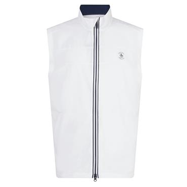 Original Penguin Gents Heritage Lightweight Packable Vest Bright White (118)