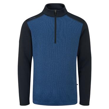 Ping Gents Ramsey ½ Zip Top Inky Marl Navy