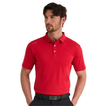 Ping Gents Lindum Polo Shirt Rich Red