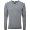 Ping Gents Sullivan V Neck Sweater French Grey