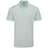 Ping Gents Owain Striped Polo Shirt Misty Green