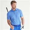 Ping Gents Owain Striped Polo Shirt Ultra Blue