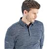 Ping Gents Creek Long Sleeve Polo Shirt Navy - Melange