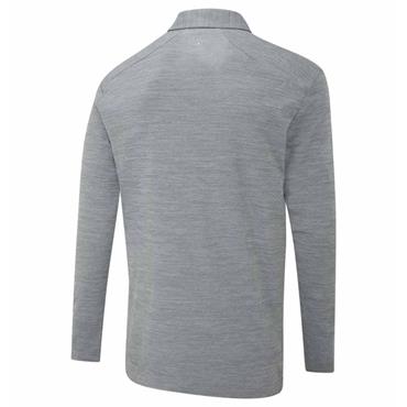 Ping Gents Creek Long Sleeve Polo Shirt Rock Melange