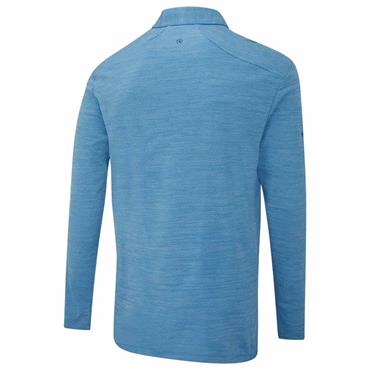 Ping Gents Creek Long Sleeve Polo Shirt Tidal Blue Melange