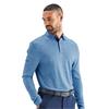 Ping Gents Creek Long Sleeve Polo Shirt Tidal Blue Melange