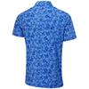 Ping Gents Diego Foliage Polo Shirt Cornflower Blue