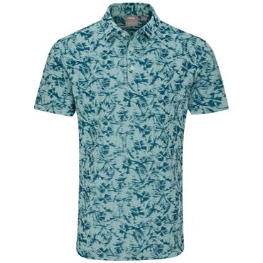 Ping Gents Diego Foliage Polo Shirt Misty Green