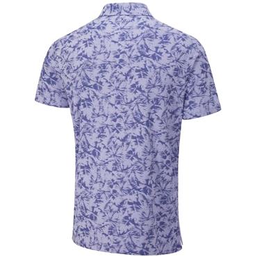 Ping Gents Diego Foliage Polo Shirt Purple Ash