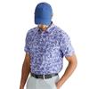 Ping Gents Diego Foliage Polo Shirt Purple Ash