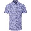 Ping Gents Diego Foliage Polo Shirt Purple Ash