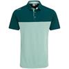 Ping Gents Hall Colour Block Polo Shirt Forest - Misty Green