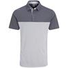 Ping Gents Hall Colour Block Polo Shirt Rock - Grey