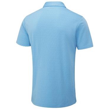 Ping Gents Hershel Diamond Polo Shirt Baltic Sea